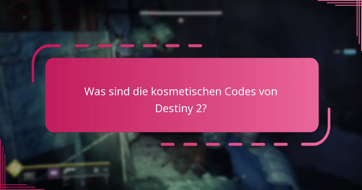 Wie löse ich die kosmetischen Codes von Destiny 2 ein?